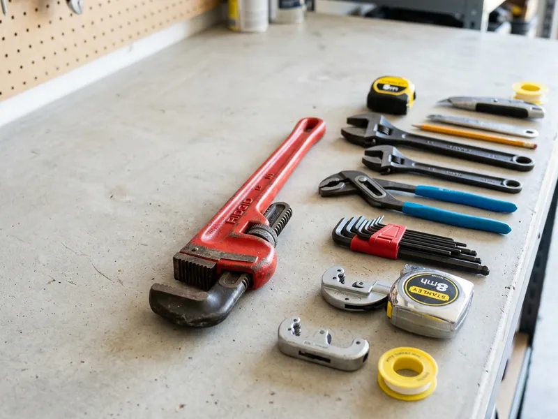 Professional plumbers in Morning Glory, TX equipped with top-tier tools for residential and commercial plumbing services.